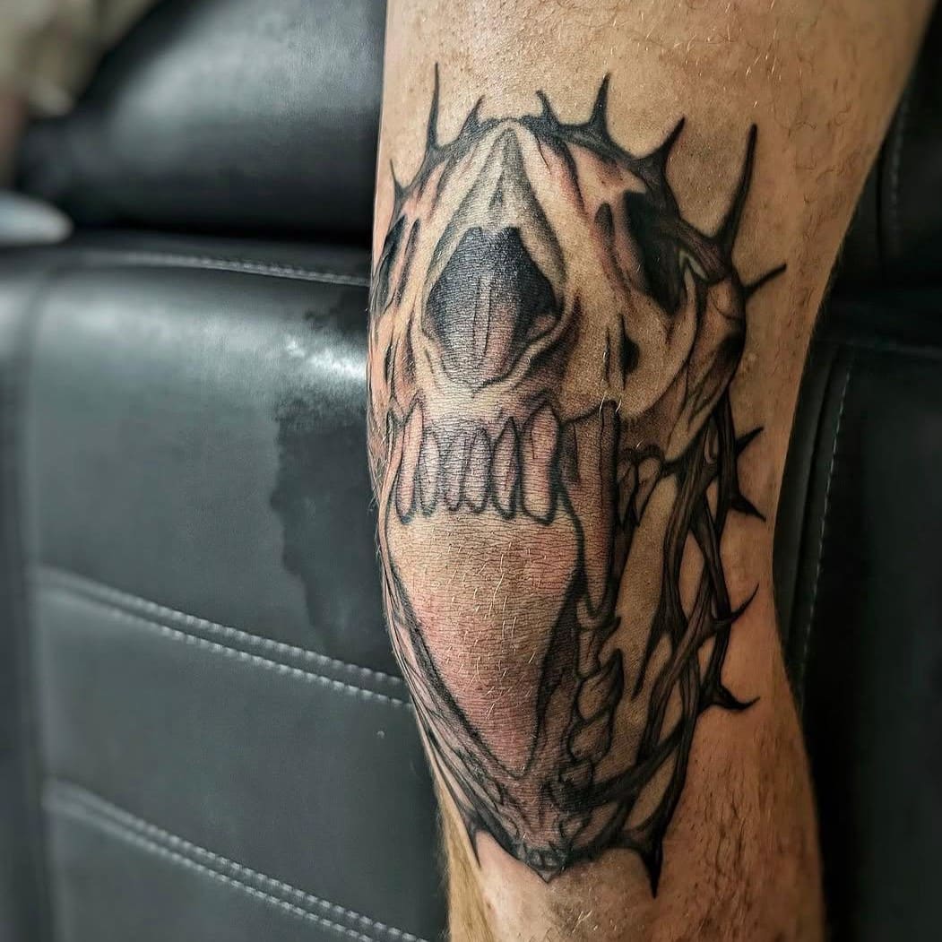 Tatouage d’un crâne, Darkrave